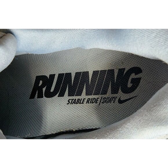 Nike LunarGlide 6 Magnet Gray/Photo Blue/Black/Volt 654433-005 Men's Size 12 - Picture 11 of 12